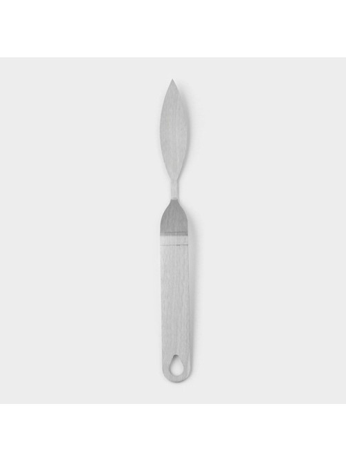 Лопатка кондитерская KONFINETTA, 22×2 см, рабочая часть 8×2 см, серебристая