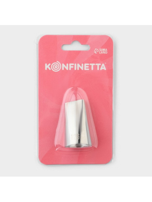 Насадка кондитерская KONFINETTA «Лепесток», d=2.5 см, № 126, нержавеющая сталь
