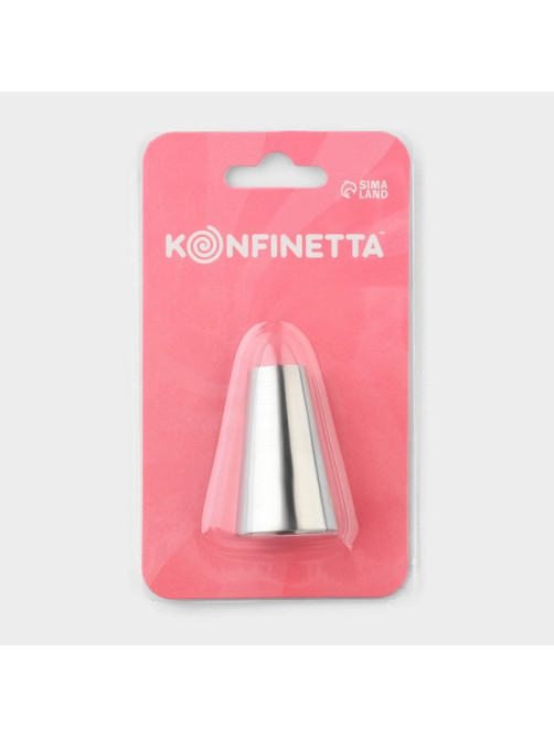 Насадка кондитерская KONFINETTA, d=2.5 см, № 580, нержавеющая сталь