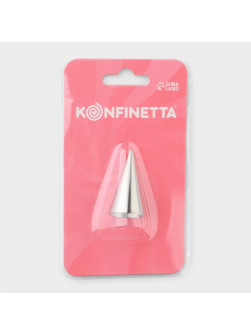 Насадка кондитерская KONFINETTA «Круг», d=1.8 см, № 2, нержавеющая сталь
