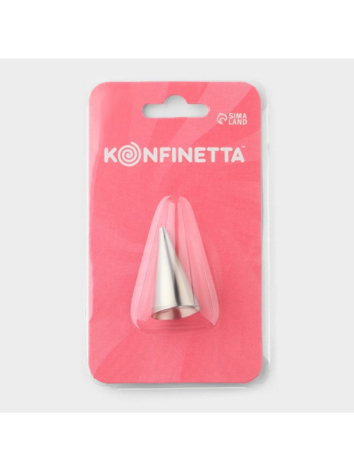 Насадка кондитерская KONFINETTA «Круг», основание d=1.8 см, выход d=3 мм, № 3, нержавеющая сталь