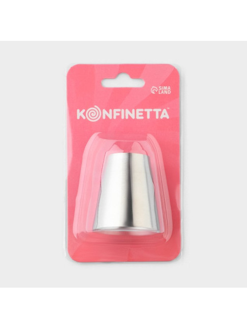 Насадка кондитерская KONFINETTA, d=3.6 см, № F04, нержавеющая сталь