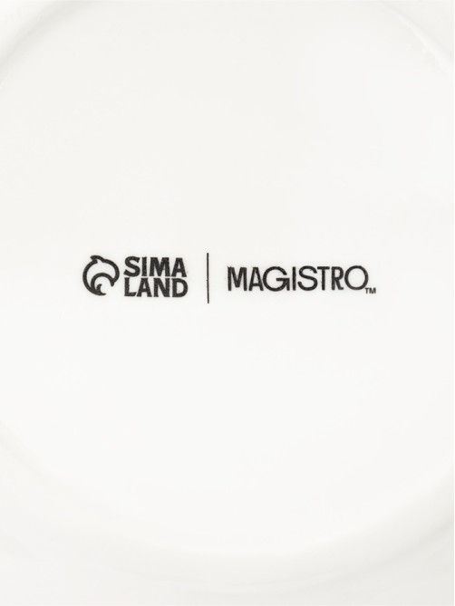Конфетница Magistro «Бланш», 15×13.5 см, цвет белый