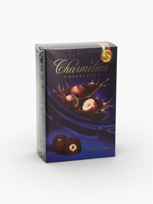 Подарочные конфеты в тёмном шоколаде с фундуком, 150 г