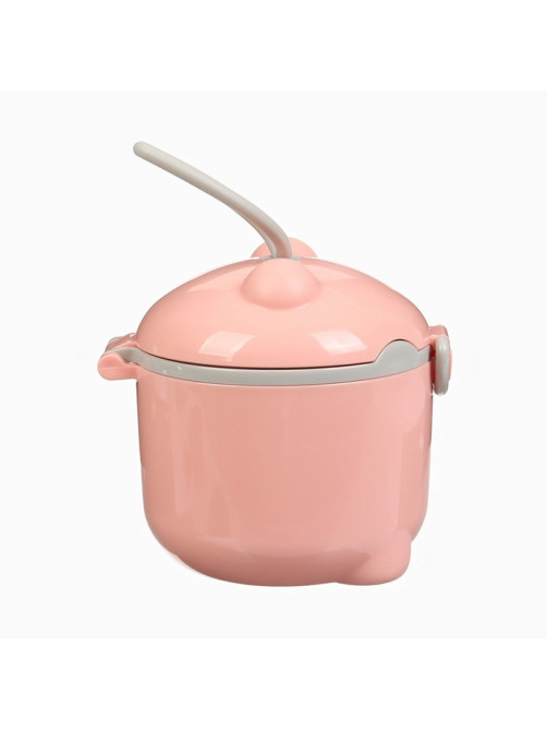 Контейнер для детского питания Мишка 1, 250 мл, розовый