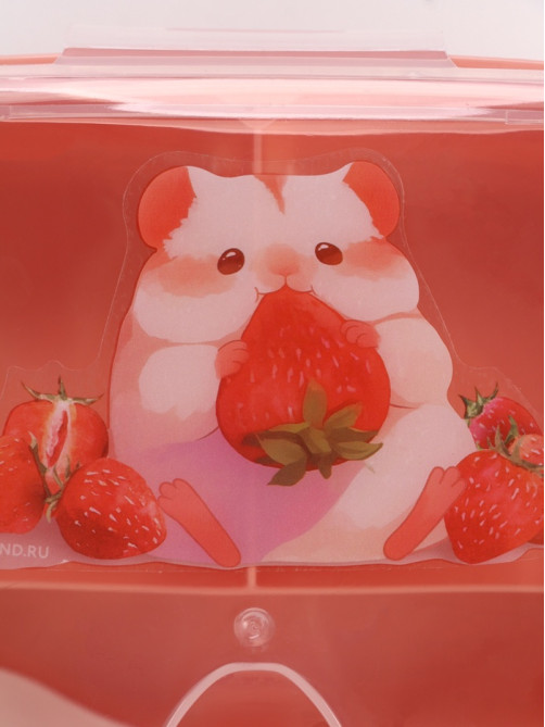 Ланч - бокс с клапаном «Хомячок», 3 секции, 14×14×5 см
