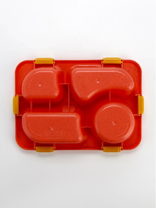 Ланч - бокс с 4 секциями «Енот», 23×17×5.5 см