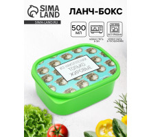 Ланч - бокс прямоугольный «Накопления», 500 мл