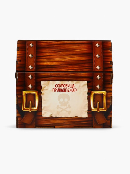 Копилка сундук пиратский «Мои сокровища», 16×14.5×12 см