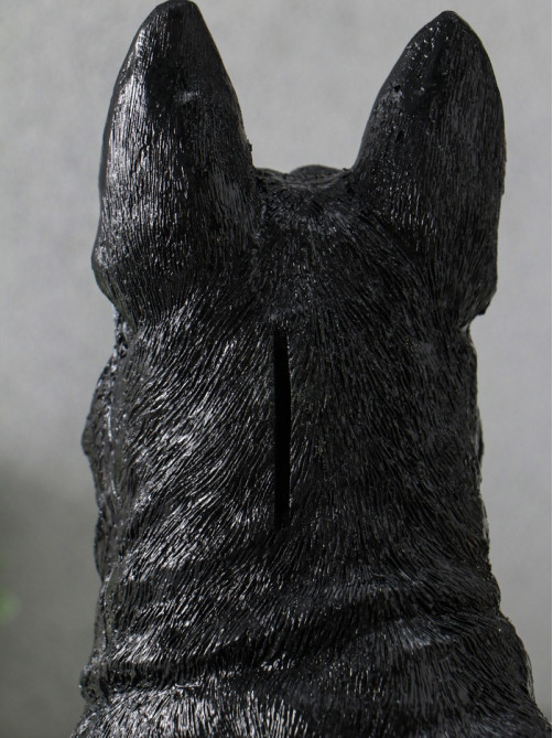 Копилка для денег «Овчарка средняя», гипс, 32×23×16 см