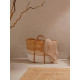 Корзина для белья плетеная SL Home Orden, хлопок, гиацинт, 42×24×35 см