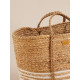 Корзина для белья плетеная SL Home Orden, хлопок, гиацинт, 42×24×35 см