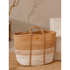 Корзина для белья плетеная SL Home Orden, хлопок, гиацинт, 42×24×35 см