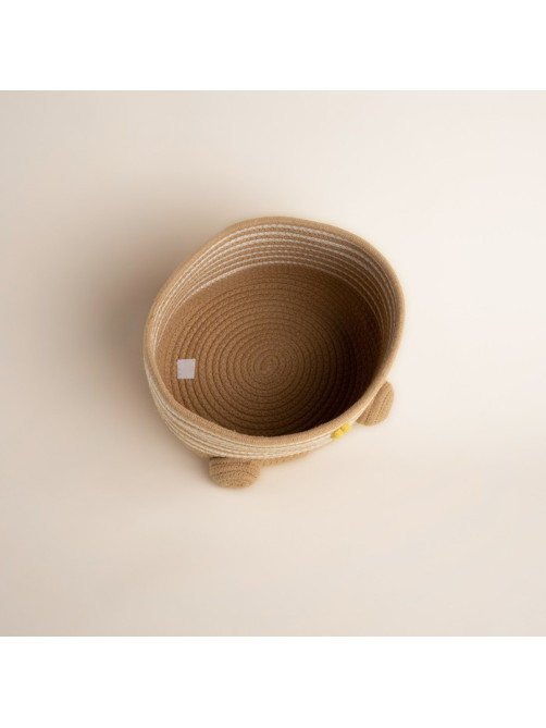 Корзина для игрушек SL Home «Медведь», плетёная, ручной работы, 25×26×41 см, коричневая