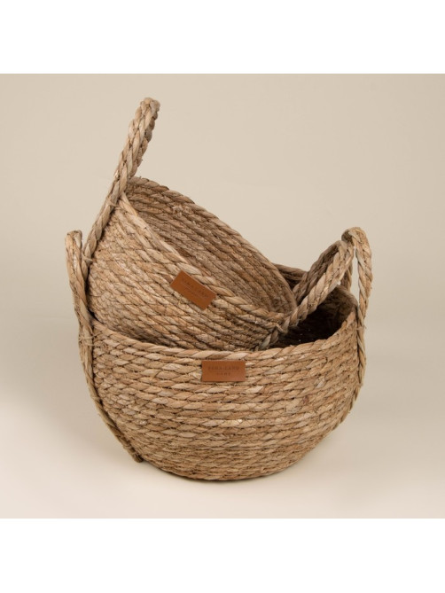 Корзины для хранения SL Home, плетёные, ручной работы, 2 шт.: 22×21×20 см, 27×24×22 см