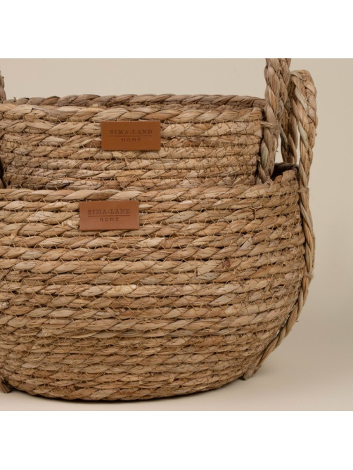 Корзины для хранения SL Home, плетёные, ручной работы, 2 шт.: 22×21×20 см, 27×24×22 см
