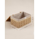 Корзина для хранения SL Home, плетёная, ручной работы, 40×30×21 см