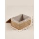 Корзина для хранения SL Home, плетёная, ручной работы, 30×20×15.5 см