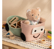 Корзина для игрушек SL Home «Грузовик», плетёная, ручной работы, 42×23×17 см