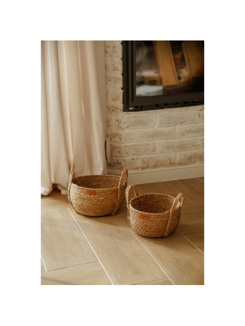Корзины для хранения SL Home, плетёные, ручной работы, 2 шт.: 22×21×20 см, 27×24×22 см