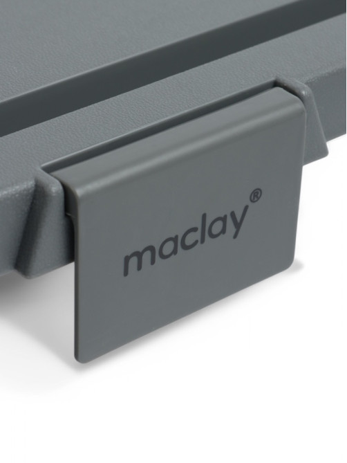 Корзина - столик maclay 2 в 1, складная, 47×28.5×23.5 см, серая