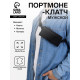 Сумка мужская через плечо TEXTURA, портмоне - клатч, на молнии, чёрная