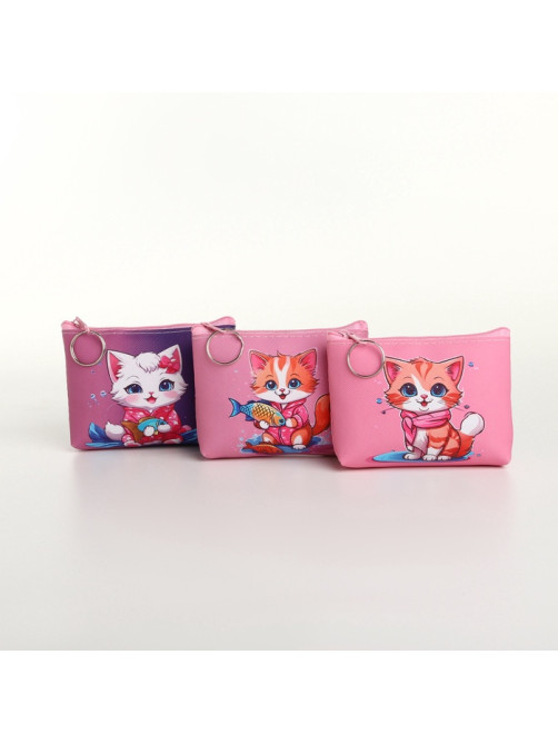 Кошелёк детский «Котята» Выбражулька, маленький, монетница, МИКС