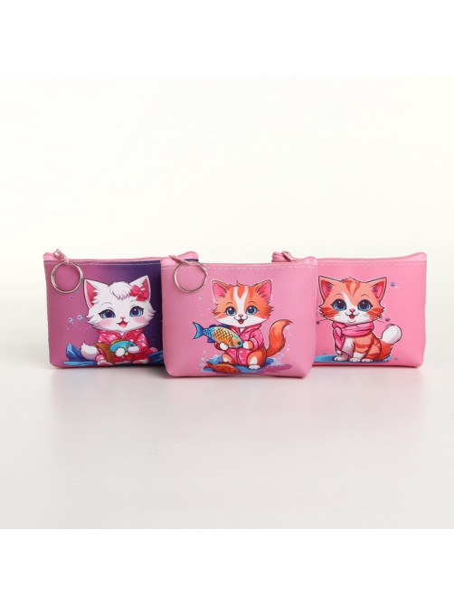 Кошелёк детский «Котята» Выбражулька, маленький, монетница, МИКС