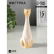 Фигурка гипс «Киска», 15×5 см, белый с росписью