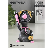 Фигура «Жена кота Романтика говорит по телефону», 8.7×4.4×4.4 см