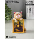 Фигурка «Кот с картиной», 9×6.5×4.8 см