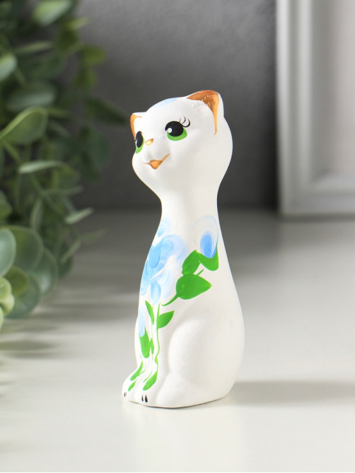 Фигурка керамика «Love коты», 11 см, МИКС