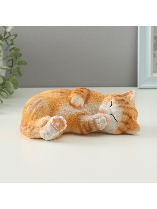 Фигурка полистоун TAKE IT EASY «Котик лежебока», 17×11×6 см