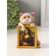 Фигурка «Кот с картиной», 9×6.5×4.8 см