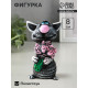 Фигурка полистоун «Кот с цветами», 8 см