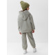 Костюм флисовый (худи и брюки) детский MINAKU: Fleece Soft, графит, рост 122 см
