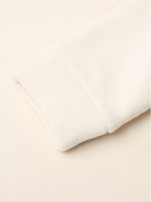 Костюм флисовый (худи и брюки) детский MINAKU: Fleece Soft, бежевый, рост 116 см