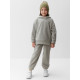 Костюм флисовый (худи и брюки) детский MINAKU: Fleece Soft, графит, рост 116 см