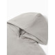 Костюм флисовый (худи и брюки) детский MINAKU: Fleece Soft, графит, рост 116 см