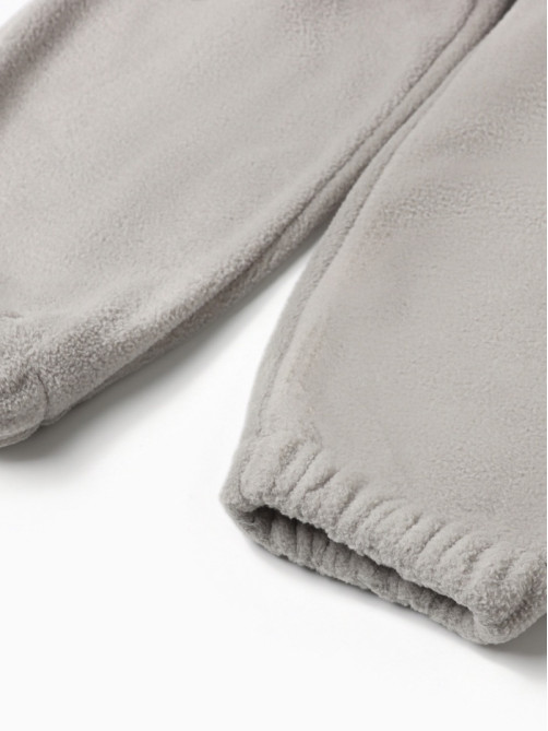 Костюм флисовый (худи и брюки) детский MINAKU: Fleece Soft, графит, рост 122 см
