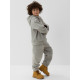Костюм флисовый (худи и брюки) детский MINAKU: Fleece Soft, графит, рост 116 см