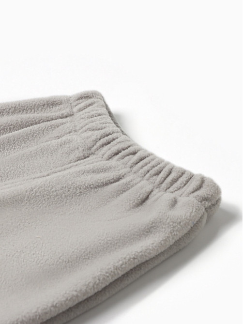 Костюм флисовый (худи и брюки) детский MINAKU: Fleece Soft, графит, рост 122 см