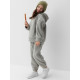 Костюм флисовый (худи и брюки) детский MINAKU: Fleece Soft, графит, рост 116 см