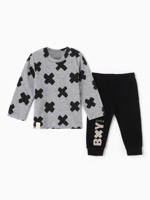 Костюм детский (джемпер, брюки) «Крошка Я» Stylish boy, рост 80-86 см