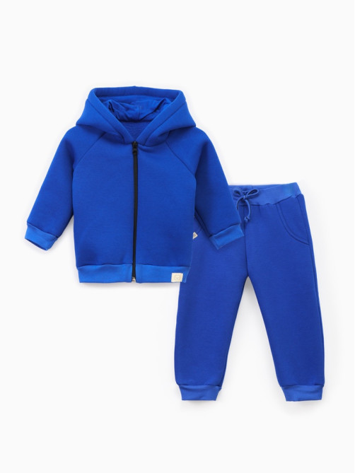 Костюм детский (толстовка, брюки) «Крошка Я» Blueberry, рост 68-74 см, синий