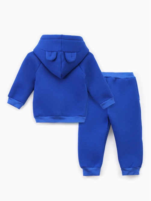 Костюм детский (толстовка, брюки) «Крошка Я» Blueberry, рост 62-68 см, синий