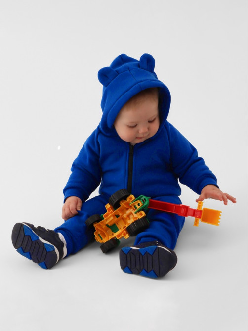 Костюм детский (толстовка, брюки) «Крошка Я» Blueberry, рост 68-74 см, синий