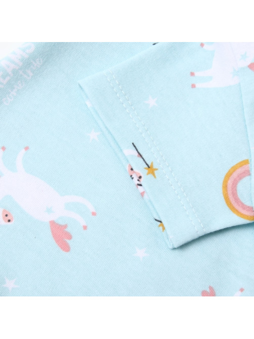 Костюм для девочек (футболка, шорты) «Крошка Я» Unicorn, рост 68-74 см