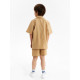 Костюм для мальчика (рубашка и шорты) KAFTAN, бежевый, размер 34 (122-128 см)