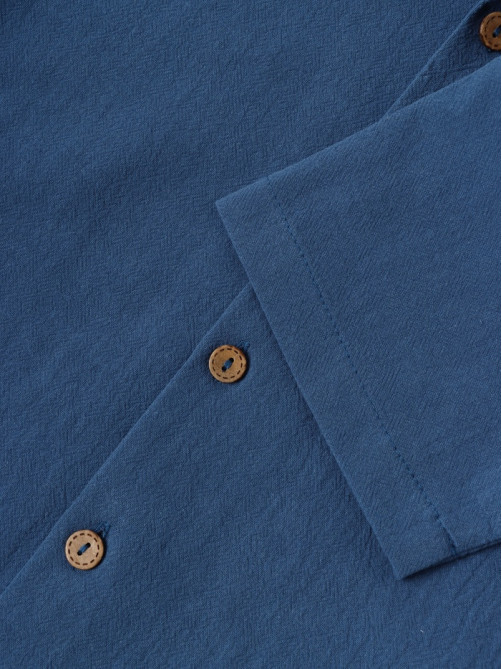 Костюм для мальчика (рубашка и шорты) KAFTAN, тёмно-синий, размер 32 (110-116 см)